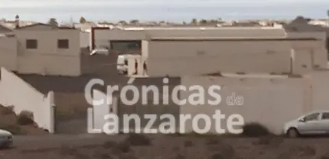 Imagen de las instalaciones en las que se encuentran los menores inmigrantes en Playa Honda.