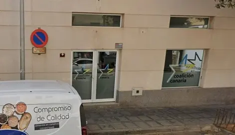 Imagen de la sede de Coalición Canaria en Arrecife.