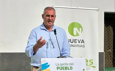Luis Miguel Valiente, portavoz del comité local de NC en Yaiza