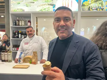 Oswaldo Betancort, presidente del Cabildo de Lanzarote, en Madrid Fusi&oacute;n.