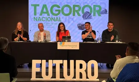 Imagen de este s&aacute;bado de los dirigentes de la parte org&aacute;nica de Nueva Canarias