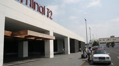 Imagen de la terminal de vuelos interinsulares de Lanzarote.
