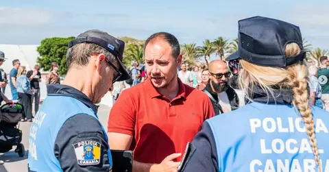 Gin&eacute;s Gonz&aacute;lez, concejal de Polic&iacute;a Local del Ayuntamiento de Teguise.