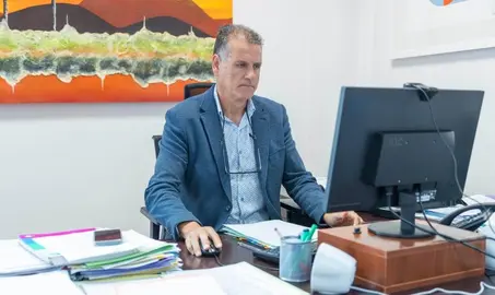 Domingo Cejas, consejero de Aguas del Cabildo de Lanzarote.