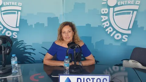 Astrid P&eacute;rez en el programa Entre Barrios.