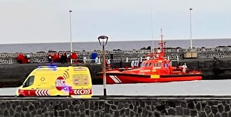 Imagen de archivo de la llegada de otra patera a la Isla