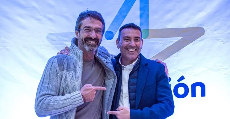 Pedro San Ginés y Oswaldo Betancort