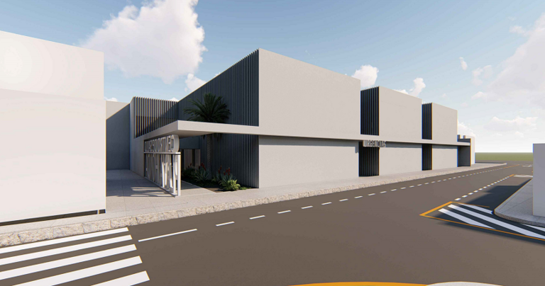 Infografía del proyecto del futuro Centro de Salud de Playa Honda.