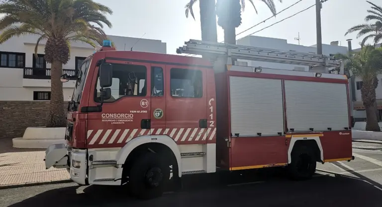 Imagen de archivo del camión de bomberos.