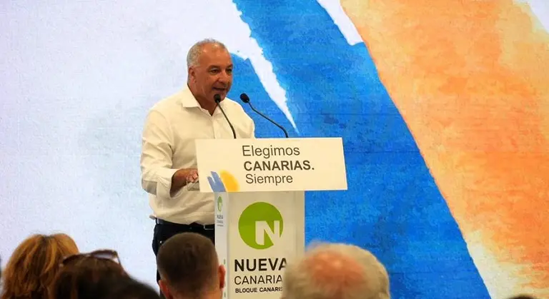 Luis Campos en un acto de NC.