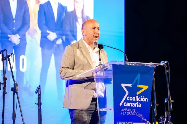 Amado Vizca&iacute;no, portavoz CC en T&iacute;as.