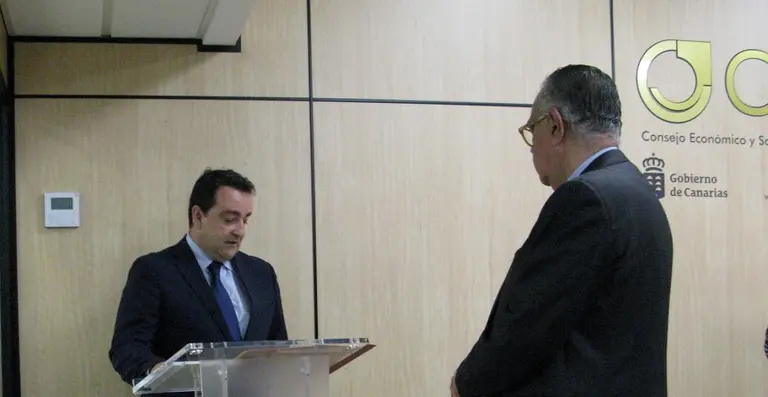 José Valle con José Carlos Francisco.