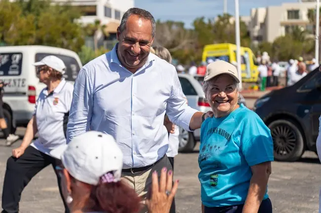 El consejero de Deportes, Juan Monzón