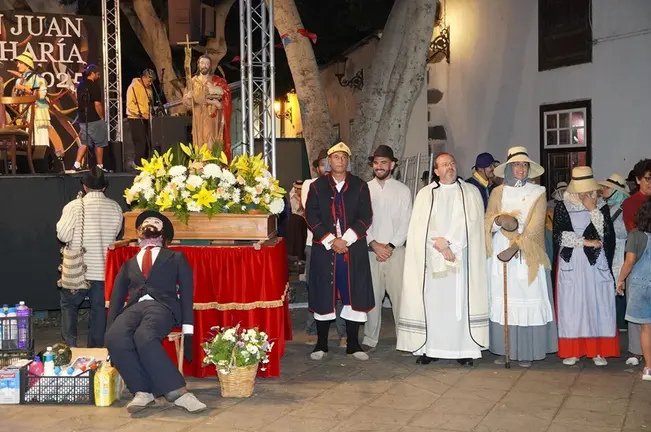Alfredo Villalba y Evelia García en la XXIX Romería en honor a San Juan Bautista.