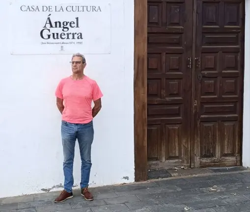 Serapio Rojas en una imagen reciente en La Villa de Teguise.