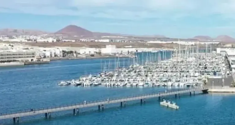 Vista aérea de Puerto Naos.
