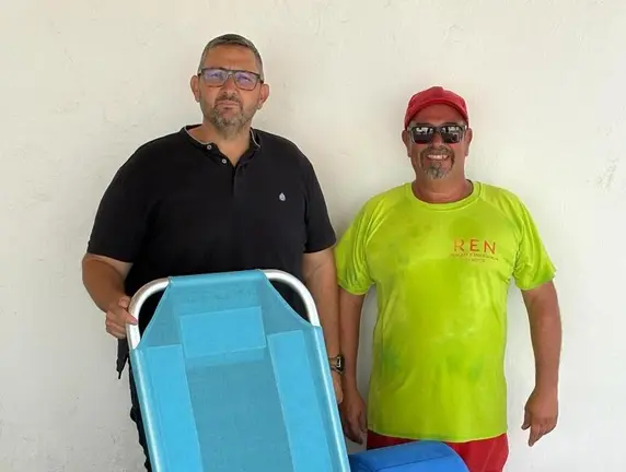 Nuevas sillas anfibias en Haría.