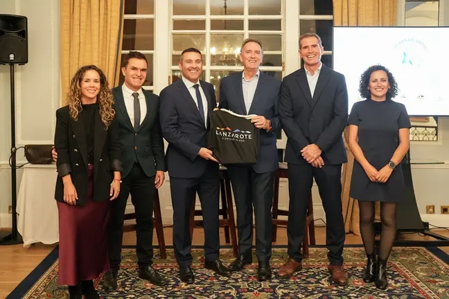 Delegación de Lanzarote en su visita al