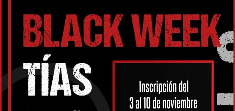 Cartel promocional del Black Week.