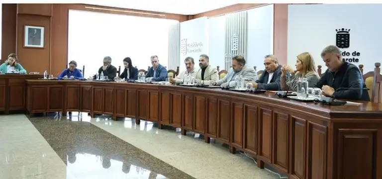 Imagen de archivo de un pleno del Cabildo.