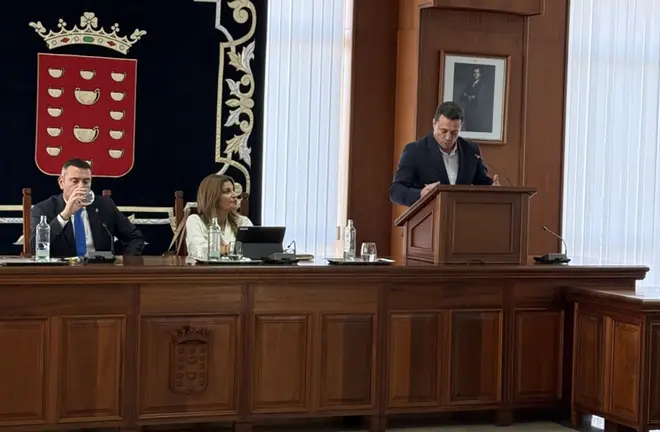 Óscar Noda durante su intervención.