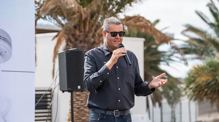 El consejero del Área durante la presentación de las jornadas.