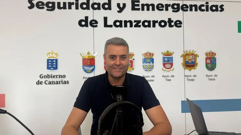 Francisco Aparicio, consejero de Seguridad y Emergencias del Cabildo de Lanzarote y presidente del Consorcio de Seguridad y Emergencias de Lanzarote.