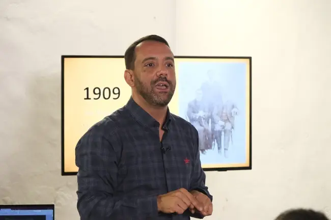 Zebensuí Rodríguez, filólogo e investigador del patrimonio literario de Lanzarote.