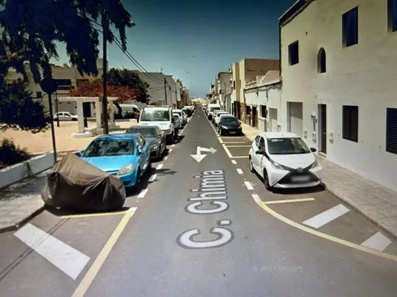 Calle en la que ha ocurrido la tragedia este sábado.