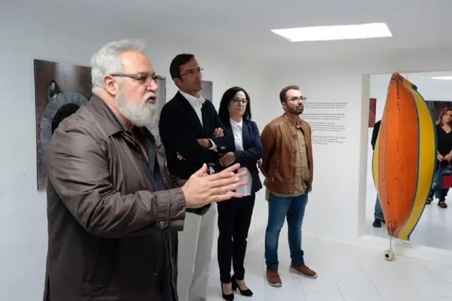 Félix Hormiga junto a Pedro San Ginés y Echedey Eugenio.