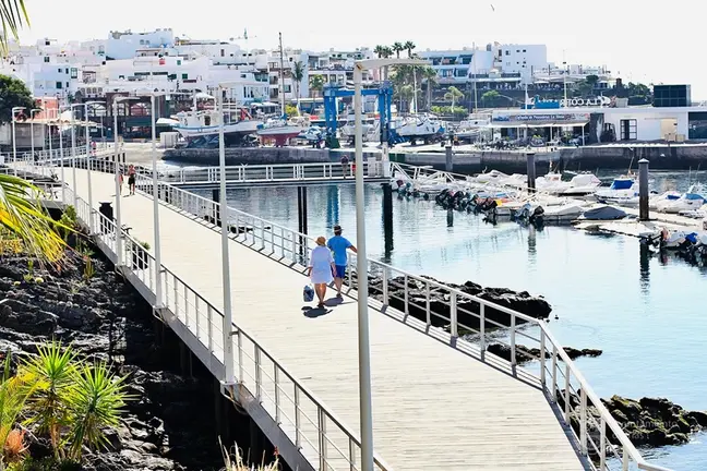 Muelle de Puerto del Carmen.