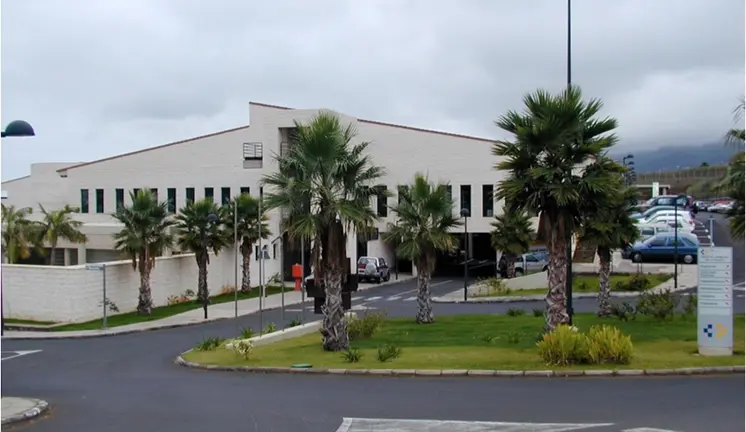 Imagen del hospital de La Palma.