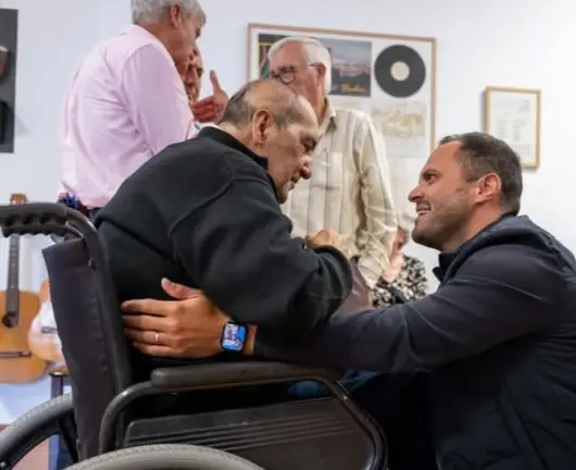 El alcalde de Arrecife en una foto reciente con Torres.