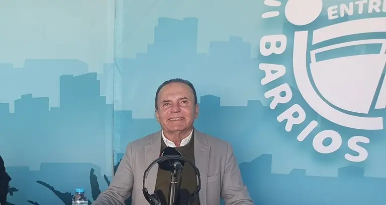 Jes&uacute;s Mach&iacute;n en el programa Entre Barrios.