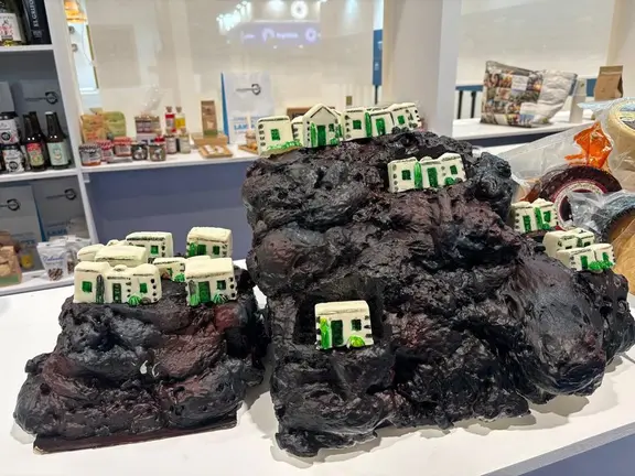 Postre de Adelia Canarias que representa a Lanzarote en Madrid Fusi&oacute;n.