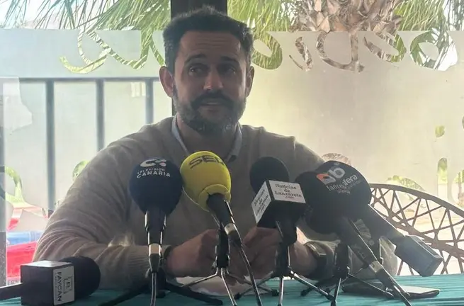 Alejandro Ram&iacute;rez en la rueda de prensa de este martes.