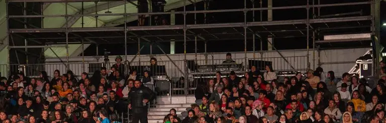 Imagen del montaje del Recinto Ferial.