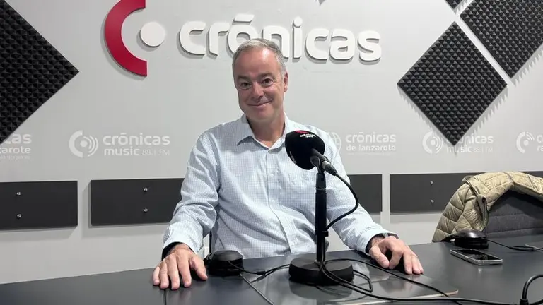 Pablo Egu&iacute;a en el programa "A Buena Hora" de Cr&oacute;nicas Radio.