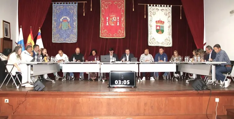 Pleno del Ayuntamiento de Yaiza.