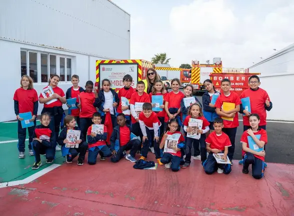 Jornada del Consorcio de Seguridad y Emergencias con los  colegios.