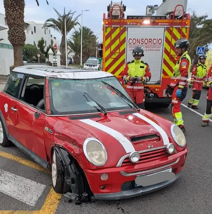 As&iacute; qued&oacute; el veh&iacute;culo tras el accidente