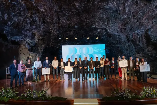 Premiados de la gala del deporte.