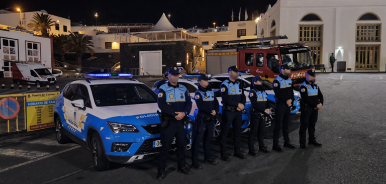 Polic&iacute;a Local de T&iacute;as en el Varadero.