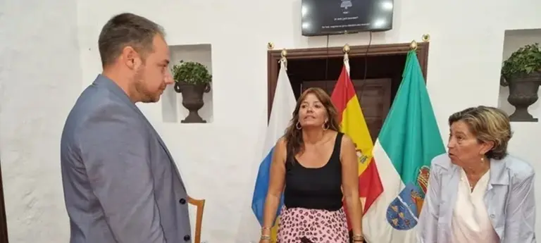 Gin&eacute;s Gonz&aacute;lez, Olivia Duque y Rita Hern&aacute;ndez.