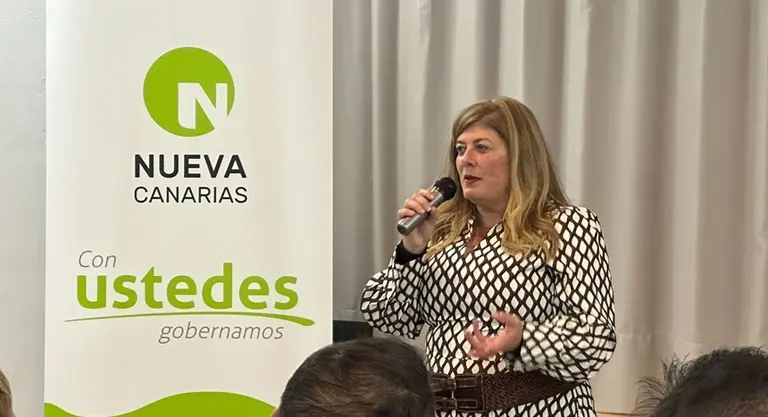 Belén Machín, secretaria general del Comité Local de Teguise.