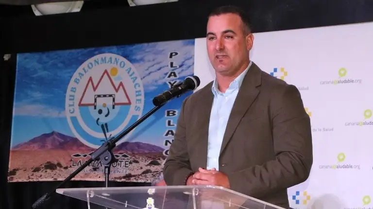 &Aacute;ngel Lago, concejal de Obras y Deportes del Ayuntamiento de Yaiza.