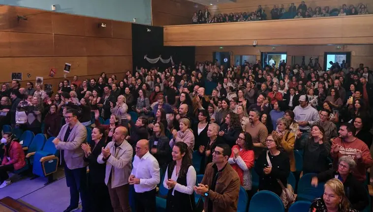 P&uacute;blico asistente a una de las funciones de la Semana del Teatro.