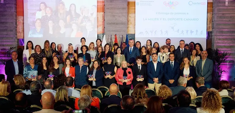 FOTO. Imagen de archivo de la segunda Gala de la Mujer y el Deporte Canario celebrada el a&ntilde;o pasado en Las Palmas de Gran Canaria