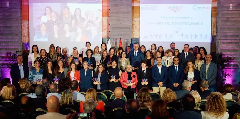 Imagen de la presentaci&oacute;n de la Gala de la Mujer y el Deporte Canario.