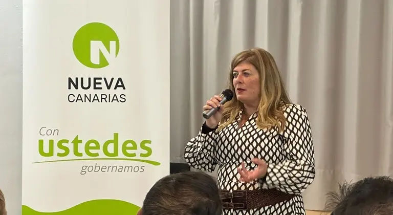 Belén Machín, secretaria general del Comité Local de Teguise.